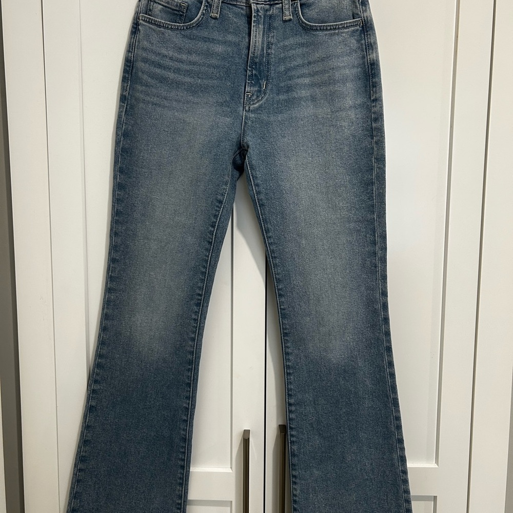 Hudson- Blair Blue Flare Wide Leg Jeans